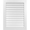 Ekena Millwork Vertical Surface Mount PVC Gable Vent: Non-Functional, w/3-1/2"W x 1"H, Standard Frame, 30"W x 38"H GVPVE30X3801SN - alternate 1